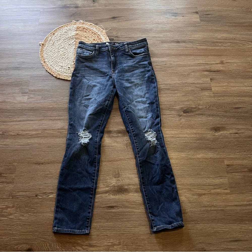 KUT FROM THE KLOTH Catherine Boyfriend Distressed Jeans
